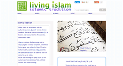 Desktop Screenshot of livingislam.org